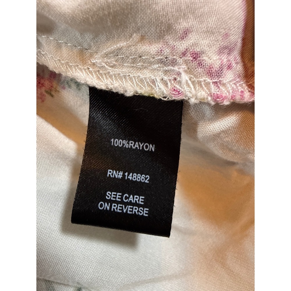 Torrid Floral Smocked Off Shoulder Bell Sleeve Mini Dress White Size 1 (XL) Boho - Picture 10 of 16